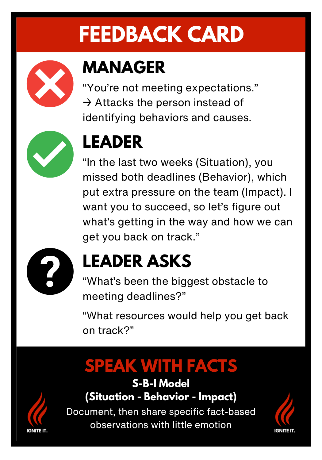MANAGER VS. LEADER: Say THIS, Not THAT Cards Box - Pre-Order Now
