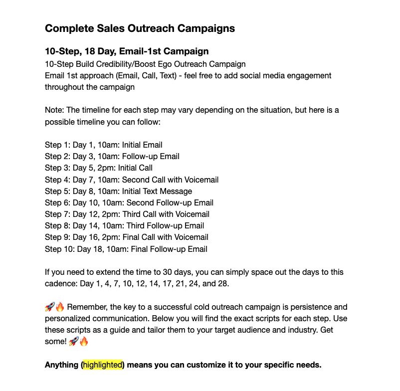 COMPLETE SALES PACKAGE: 200+ Sales Questions, 50+ Email & Text Templates, 30 Objection & Closing Scripts, Templates, Tools, Exclusive Videos, and more (*Most Popular*)