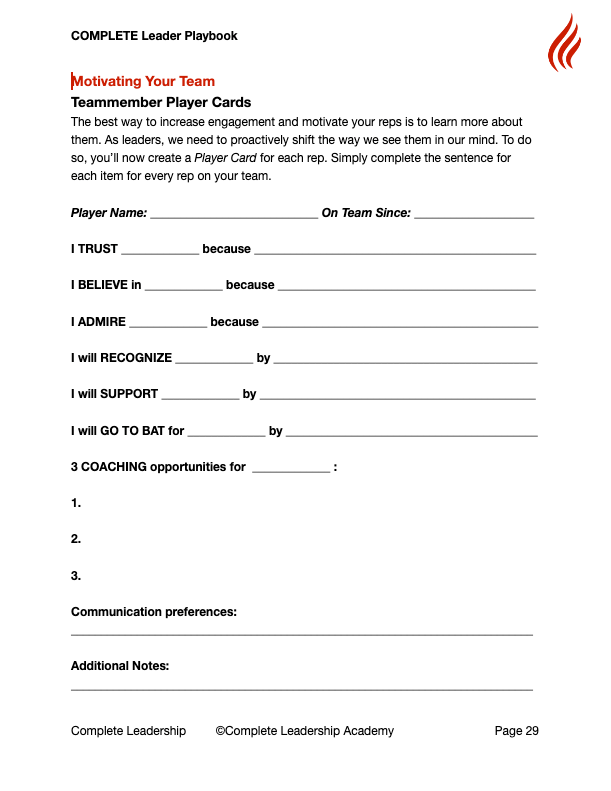 LEADERSHIP SKILLS PROGRAM
