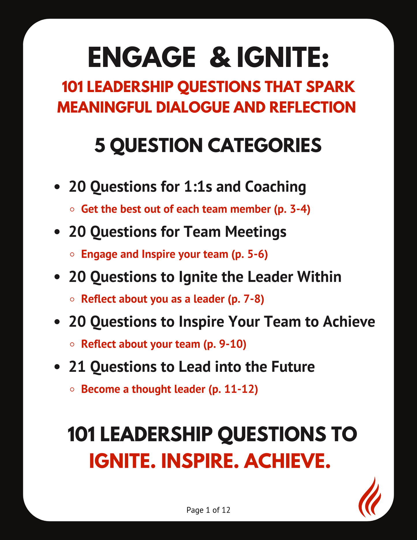 COMPLETE LEADER Package: 200+ Leadership Questions, 52 Team Meeting Activity Cards, 10 Meeting Agendas, Templates, Tools, Exclusive Videos, and more (*Most Popular*)