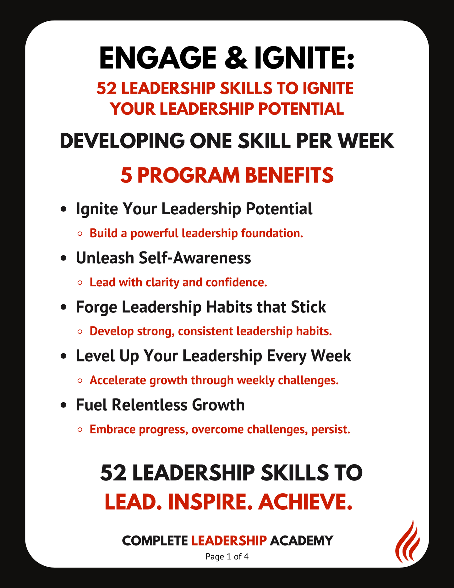 COMPLETE LEADERSHIP SKILLS PROGRAM: Master 52 Leadership Skills in One Year! Bonuses: 200+ Leadership Questions, 52 Team Meeting Activity Cards, 10 Meeting Agendas, Templates, Tools, Exclusive Videos, and more (*Hot Item*)