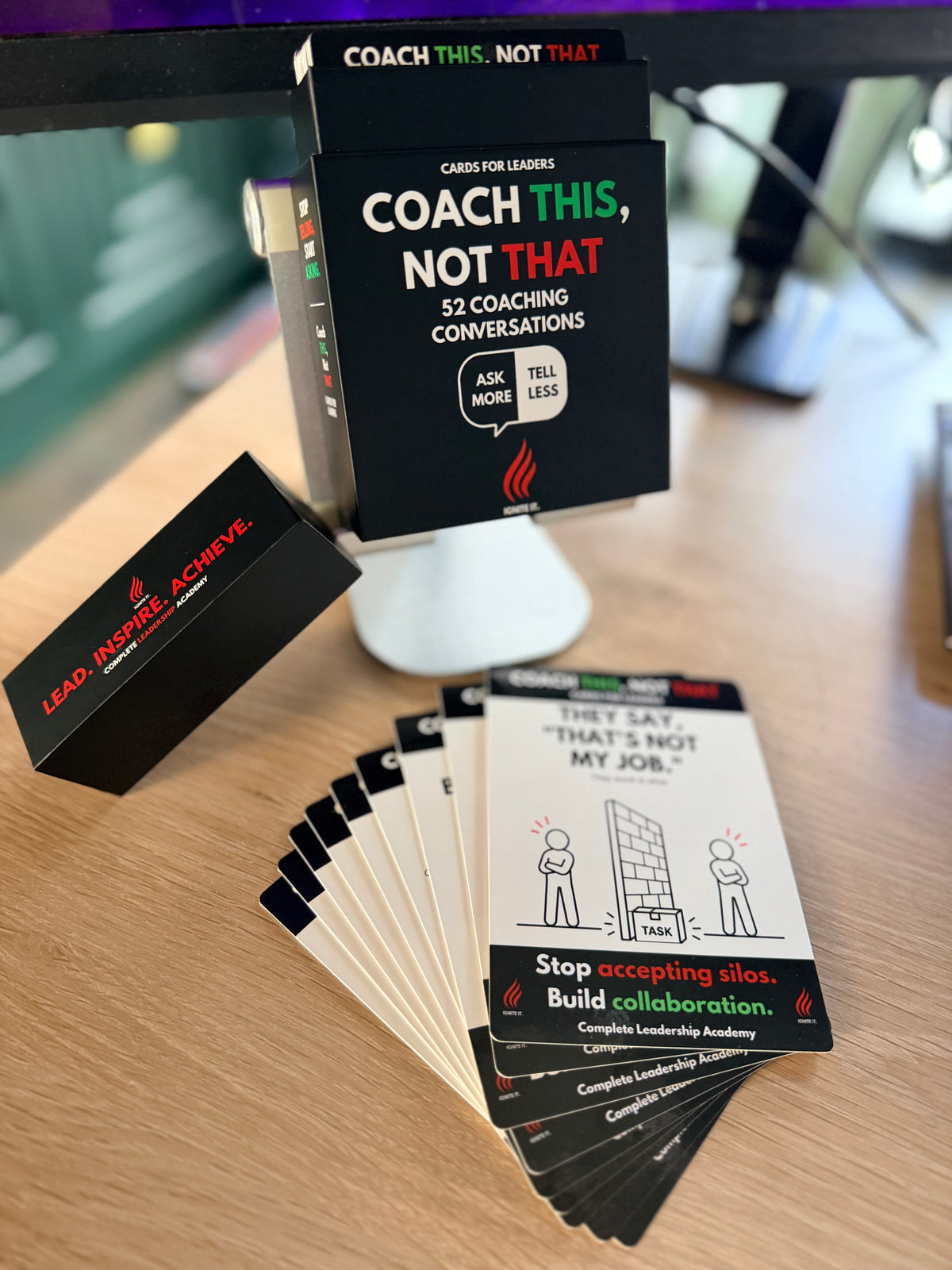 MANAGER VS. LEADER: Coach THIS, Not THAT Cards Box - Pre-Order Now