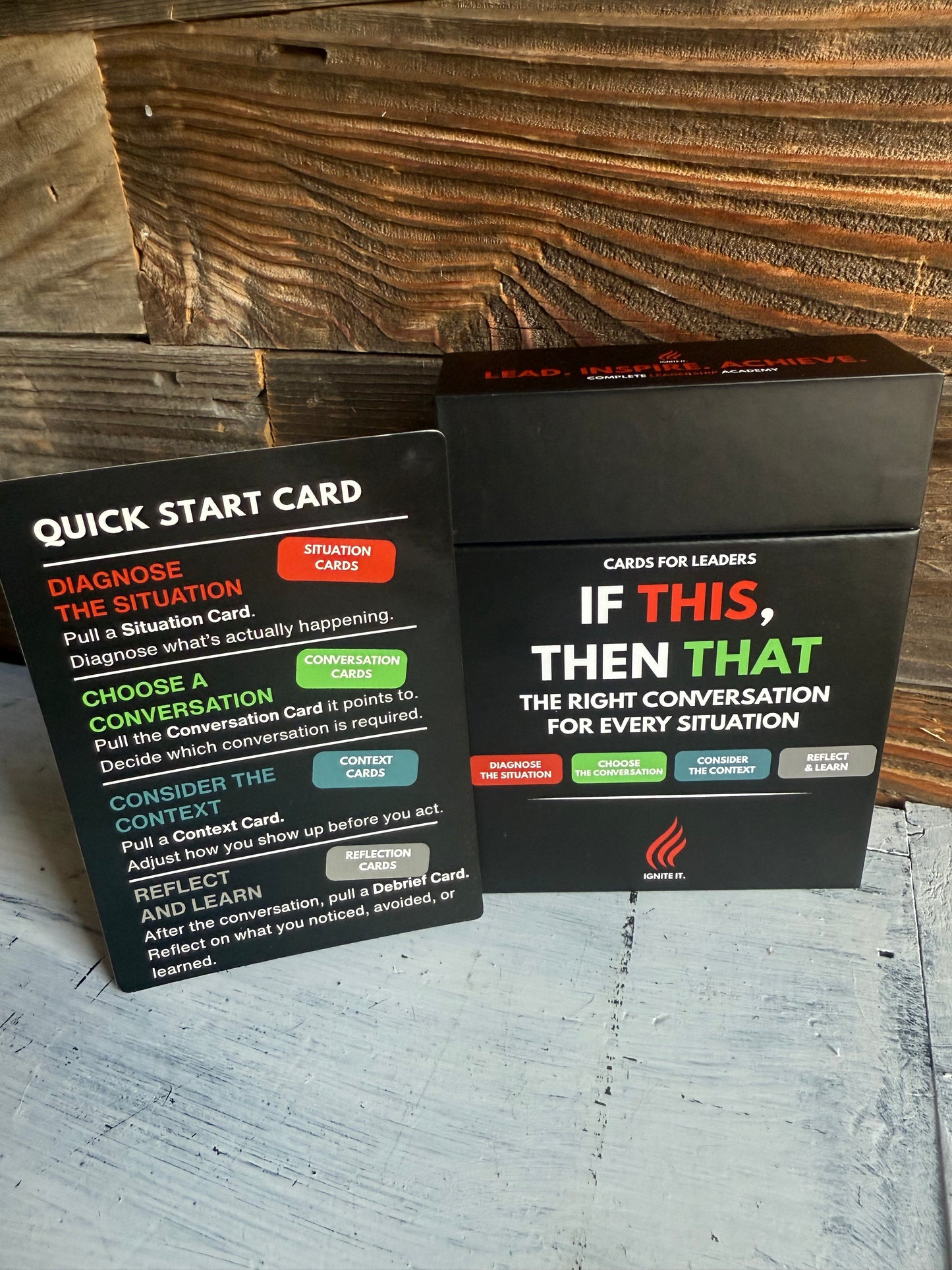 Stop Reacting. Start Having the Right Conversation. If THIS, Then THAT Cards Box - Pre-order Now