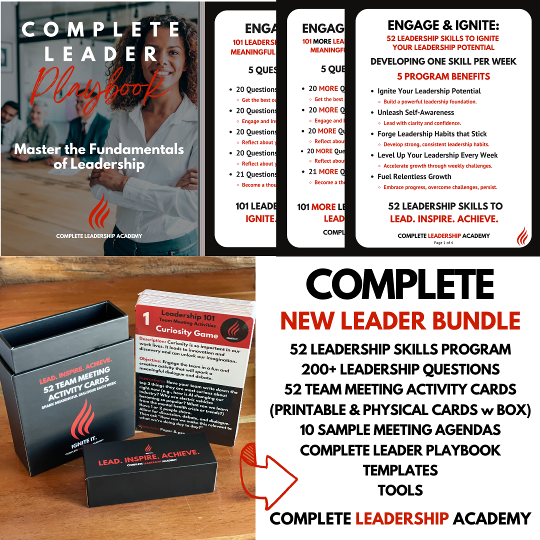COMPLETE NEW LEADER BUNDLE: 52-Week Leadership Skills Program, 200+ Le ...