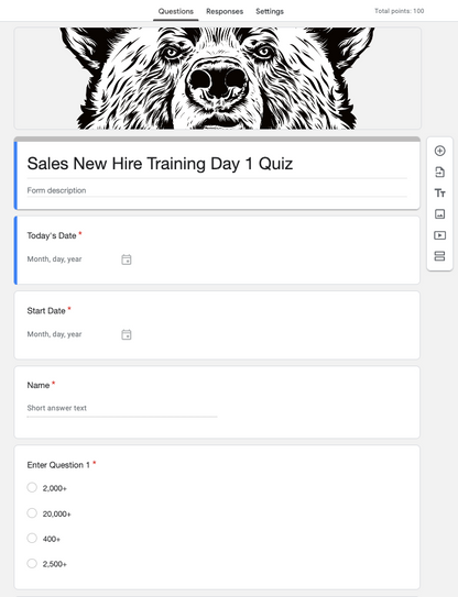 NEW HIRE SALES TRAINING Package for Fast-Growing Teams (Playbook, Agendas, Checklists, Templates, Activities) *Sales Leader Favorite*